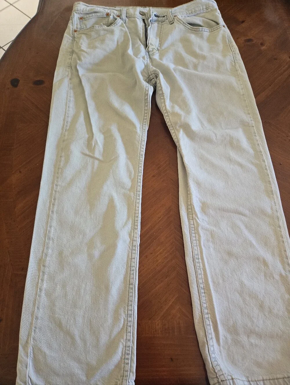 501 Light Blue Men’s Jeans - Classic Casual Fit W33 L 29